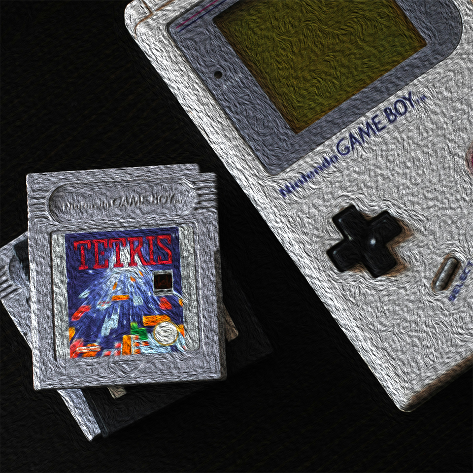 A nintendo Game Boy